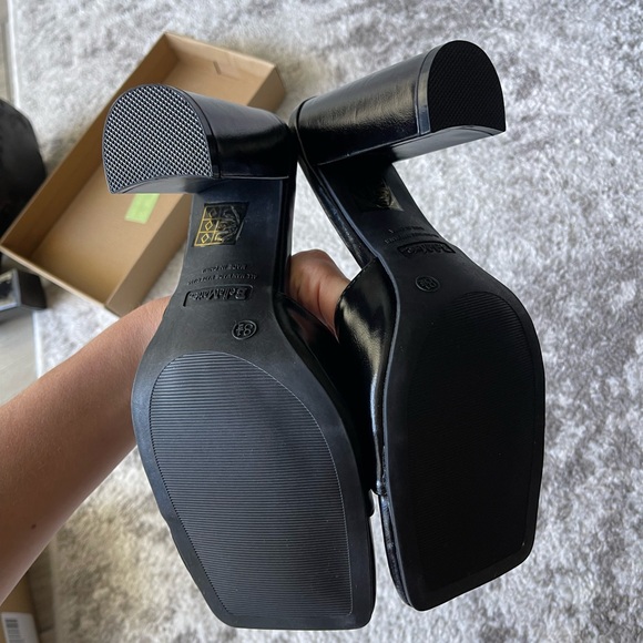 Black Block Heels - Picture 8 of 9